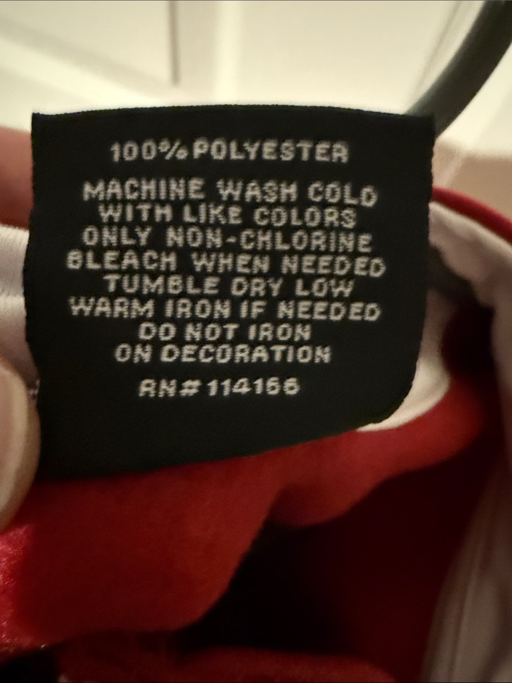 Colosseum Men's Indiana University Red Pullover with White Trim - Picture 9 of 12